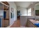 Bright bathroom with shower and vanity at 1045 S State Road 415, New Smyrna Beach, FL 32168