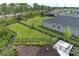 Spacious backyard with black fencing and lush landscaping surrounding the property at 14384 Alafaya Oak Bnd, Orlando, FL 32828