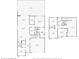 Floor plan of home showcasing two stories, living areas, kitchen, bedrooms, baths, and garage at 14384 Alafaya Oak Bnd, Orlando, FL 32828