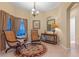 Inviting interior with tile floors, decorative rugs, neutral walls, with ample seating at 1562 Travertine Ter, Sanford, FL 32771