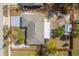 Aerial view of property highlighting roof and surrounding landscape at 2665 Windsor Heights St, Deltona, FL 32738