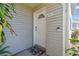 Close up of the front door and entrance to a townhome at 4353 Shadow Crest Pl # 3, Orlando, FL 32811