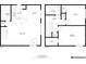 Detailed two-story floor plan showcasing the layout of the home including living spaces and bedrooms with dimensions at 4353 Shadow Crest Pl # 3, Orlando, FL 32811