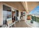 Spacious balcony with ample seating, overlooking the beach and the ocean at 4651 S Atlantic Ave # 2030, Ponce Inlet, FL 32127