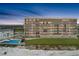 Luxury beachfront condo with a community pool and manicured lawn at 4651 S Atlantic Ave # 2030, Ponce Inlet, FL 32127