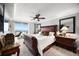 Main bedroom suite boasts water views, a private balcony, and en suite bathroom at 4651 S Atlantic Ave # 2030, Ponce Inlet, FL 32127