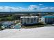 Aerial view of beachfront condos, ocean and beach at 4651 S Atlantic Ave # 2030, Ponce Inlet, FL 32127