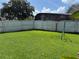 Lush green backyard enclosed with a wooden fence, offering privacy and space for outdoor activities at 536 Dunoon St, Ocoee, FL 34761