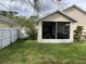 Screened-in patio with a green lawn and growing plants at 536 Dunoon St, Ocoee, FL 34761