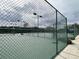 A glimpse of neighborhood tennis courts through the surrounding chain-link fence at 536 Dunoon St, Ocoee, FL 34761