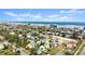 A beautiful aerial view shows the proximity to the beach in this lovely neighborhood at 7 Clarendon Ct, Daytona Beach, FL 32118