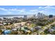 This aerial view shows the proximity to the beach in this lovely neighborhood at 7 Clarendon Ct, Daytona Beach, FL 32118