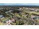 Expansive aerial view of property showcasing its location amidst lush greenery and neighboring buildings at 718 E Livingston St, Orlando, FL 32803