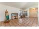 Living room with tile flooring, large window, and decorative touches at 825 Rosemere Cir, Orlando, FL 32835