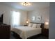 Serene main bedroom with plush bedding, soft lighting, and neutral decor for a relaxing atmosphere at 8914 Caroline Bay Ct, Kissimmee, FL 34747