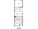 Detailed first-floor plan showcasing the layout of the kitchen, Gathering room, primary suite and lanai at 1975 Iorio St, St Cloud, FL 34771