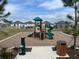 Community playground with slides, climbing structures, and a water fountain for outdoor fun at 2273 Lost Horizon Way, Clermont, FL 34715