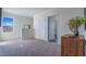 Hallway with carpet and decorative plant on wooden stand at 3166 Partington Blvd, Davenport, FL 33837