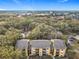 Bird's-eye view of complex, lush trees, a community pool, plenty of parking, and nearby city amenities at 5255 Images Cir # 305, Kissimmee, FL 34746