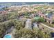 Aerial view featuring tennis court, convenient parking, attractive buildings and lush green surroundings at 5255 Images Cir # 305, Kissimmee, FL 34746