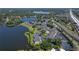 Stunning aerial view of lakeside condos with ample parking and community amenities at 942 Lake Destiny Rd # B, Altamonte Springs, FL 32714