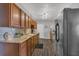 Well-equipped kitchen with updated appliances and ample countertop space at 119 Mayfair Cir, Sanford, FL 32771