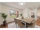 Well-lit dining area with contemporary decor, perfect for Gathering meals and entertaining at 1600 Amboy Dr, Deltona, FL 32738