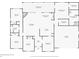 Floor plan exhibiting the layout of the residence at 1621 Crescent Rd, Longwood, FL 32750