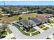 Aerial view of home with fenced yard and landscaping, showing the surrounding neighborhood and nearby amenities at 239 Bronze Leaf Ct, Apopka, FL 32703