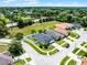 Aerial image showcasing the home's location within a neighborhood close to a greenbelt at 239 Bronze Leaf Ct, Apopka, FL 32703