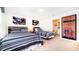 Cozy bedroom with two twin beds and unique Harry Potter themed decorations at 2486 Dubai St, Kissimmee, FL 34747