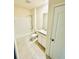 Bathroom with shower-tub combo, vanity, and tile floor at 2837 Palatino Lane, Tavares, FL 32778