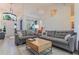 Comfortable living room with neutral tones, plush sofas, and an open floor plan at 3111 Indian Trl, Eustis, FL 32726