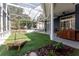 Spacious screened-in patio with outdoor furniture, perfect for entertaining at 3111 Indian Trl, Eustis, FL 32726