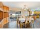 Bright dining area with sliding glass doors, seamlessly connecting indoor and outdoor living spaces at 4227 Spring Ln, Lakeland, FL 33811