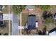 An aerial view of the house and lot at 4536 San Sebastian Cir, Orlando, FL 32808