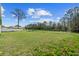 Large backyard featuring beautiful green grass and potential for outdoor activities at 536 Kilimanjaro Dr, Kissimmee, FL 34758