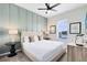 Cozy bedroom features a plush bed, stylish decor, and a calming color scheme at 7558 Sunflower Cir, Kissimmee, FL 34747