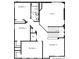 Second floor floorplan featuring four bedrooms including retreat and two baths at 13864 Sachs Ave, Orlando, FL 32827