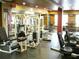 Community gym with weight machines and free weights at 204 E South St # 5058, Orlando, FL 32801