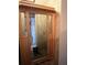 Bathroom featuring a wooden sauna with glass door panels and tile flooring at 214 Great Yarmouth Ct, Kissimmee, FL 34758