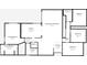 Home floor plan featuring layout of the kitchen, bedrooms, bathroom, and living room at 2227 Palm Vista Dr, Apopka, FL 32712