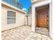 View of the backyard shed and exterior of the home at 310 Sunvista Ct, Sanford, FL 32773