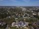 Aerial view of residential neighborhood filled with mature trees and various rooftops at 1531 Norfolk Ave, Winter Park, FL 32789