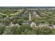 Neighborhood aerial view featuring lush green trees, well-maintained houses, and quiet streets at 2073 Home Again Rd, Apopka, FL 32712