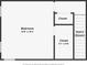 Layout of a bedroom including two closets and stairs leading down at 2073 Home Again Rd, Apopka, FL 32712