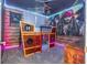 Themed ' bedroom with a creative bunk bed design and pirate-themed decor at 540 Sticks St, Davenport, FL 33896