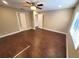 Inviting bedroom with hard surface flooring, neutral paint and natural light at 621 Daron Ct, Winter Springs, FL 32708