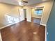 Bedroom with laminate flooring and ceiling fan at 621 Daron Ct, Winter Springs, FL 32708