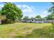 Spacious backyard with lawn and a privacy fence at 704 Baywood Dr, Sanford, FL 32773